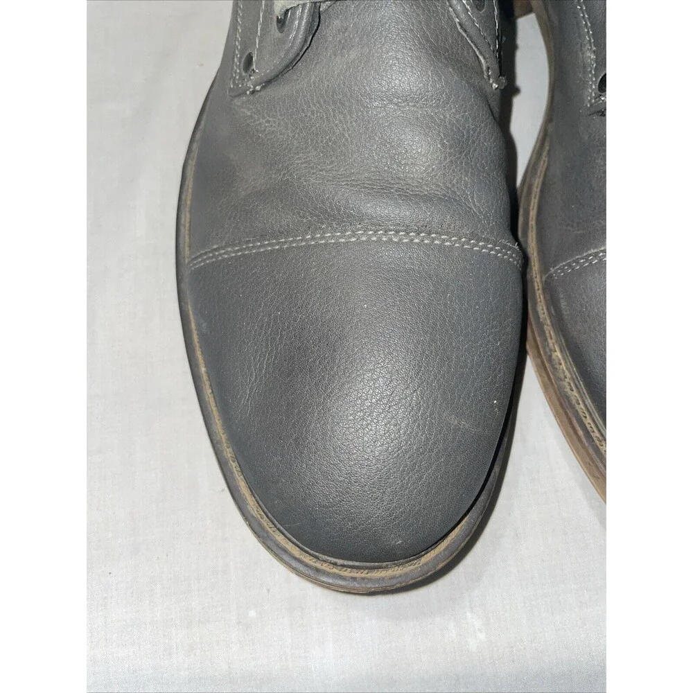 J 75 By Jump Men’s Ankle Boots Sz 13 M Gray Leather Grunge Streetwear Going Out